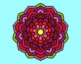 Dibujo Mandala pétalos de flor pintado por NucaBoira4