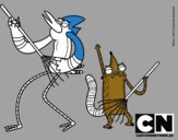 Mordecai y Rigby