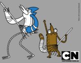 Mordecai y Rigby