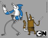 Mordecai y Rigby