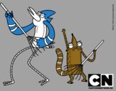 Mordecai y Rigby