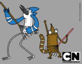 Mordecai y Rigby