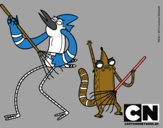 Mordecai y Rigby