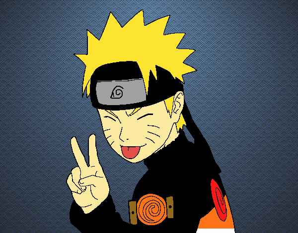 Naruto sacando lengua