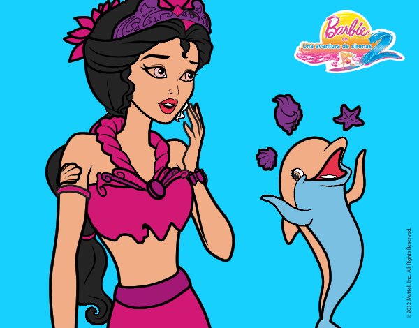 la sirena y el delfin 