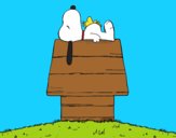 Snoopy durmiendo