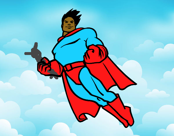 Superman volando