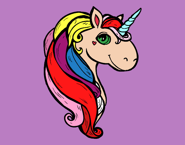 Dibujo de Un unicornio pintado por en Dibujos.net el día 13-04-16 a las