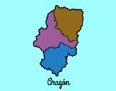 Dibujo Aragón pintado por queyla