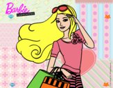 Dibujo Barbie con bolsas pintado por maria782