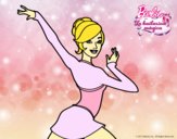 Barbie en postura de ballet