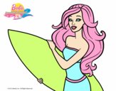 Barbie va a surfear