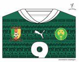 Camiseta del mundial de fútbol 2014 de Camerún