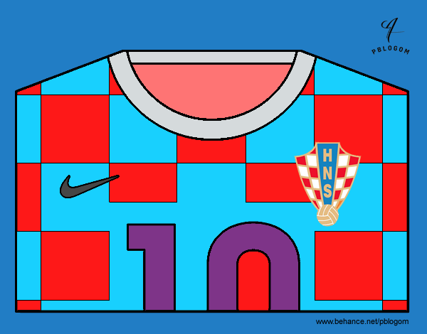 Camiseta del mundial de fútbol 2014 de Croacia