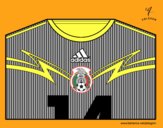 Camiseta del mundial de fútbol 2014 de México