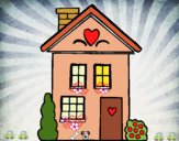 Casa con corazones