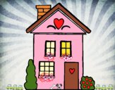 Casa con corazones