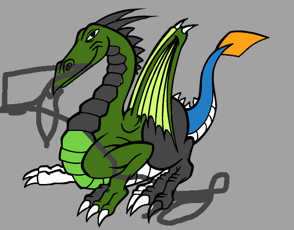 Dragón elegante