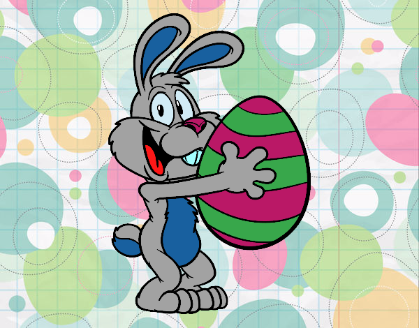 Dibujo El conejo de Pascua pintado por Faabii