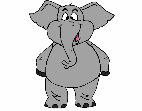 Elefante contento