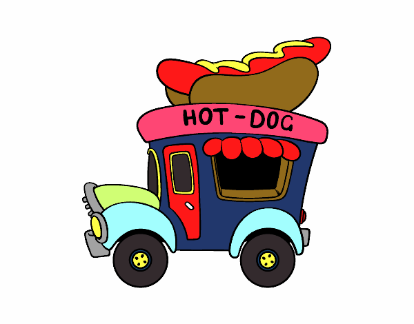 Food truck de perritos calientes