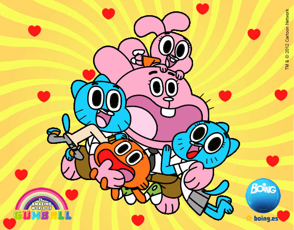 Gumball y amigos contentos