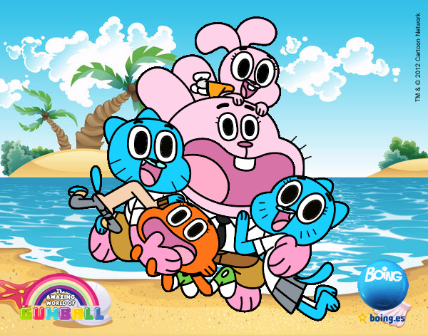 Gumball y amigos contentos