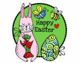 Dibujo Happy Easter pintado por nicola456