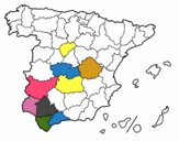 Dibujo Las provincias de España pintado por jalal