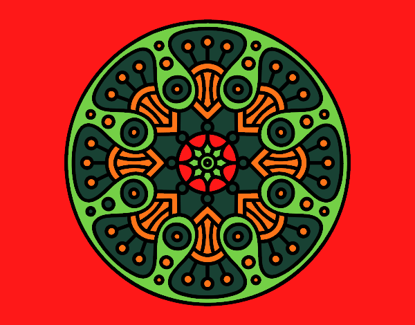 Mandala crop circle