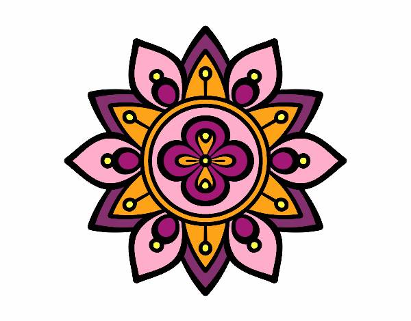 Mandala flor de loto