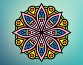 Dibujo Mandala para la concentración pintado por maisabe