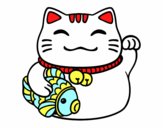 Maneki-neko de la abundancia