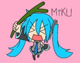 Dibujo Miku pintado por Miyamoto