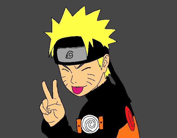 Naruto sacando lengua