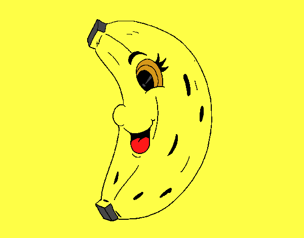 Banana feliz