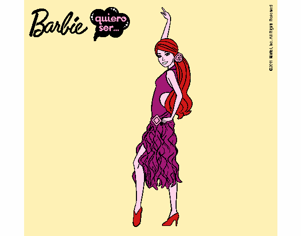 Barbie flamenca