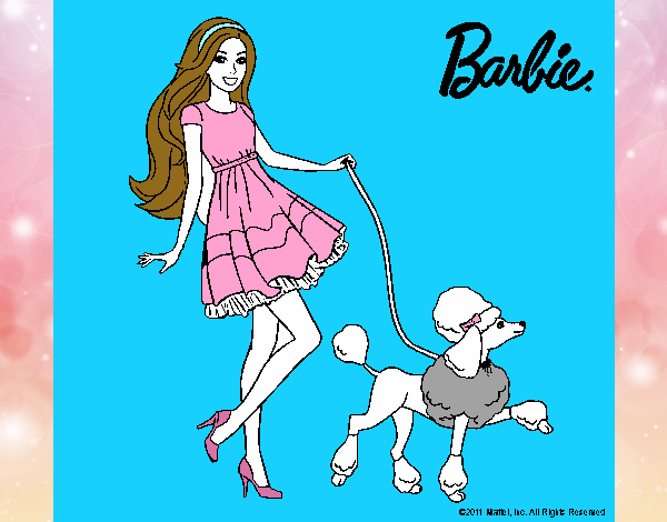 barbie y una perrita