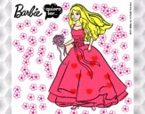 Dibujo Barbie vestida de novia pintado por yoglek