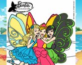 Dibujo Barbie y sus amigas en hadas pintado por kevin2123