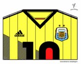 Camiseta del mundial de fútbol 2014 de Argentina