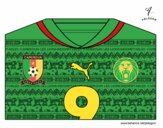 Camiseta del mundial de fútbol 2014 de Camerún