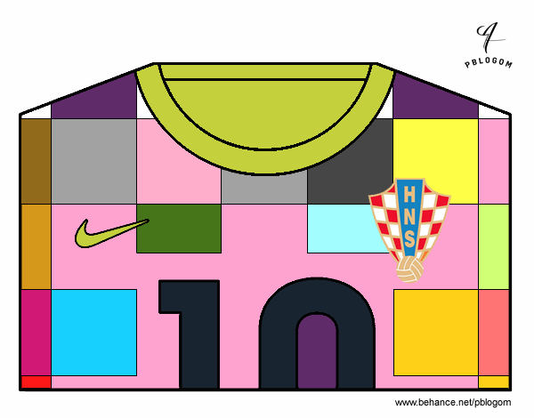 Camiseta del mundial de fútbol 2014 de Croacia