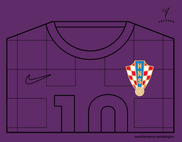 Camiseta del mundial de fútbol 2014 de Croacia