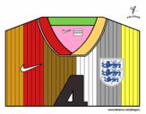 Camiseta del mundial de fútbol 2014 de Inglaterra