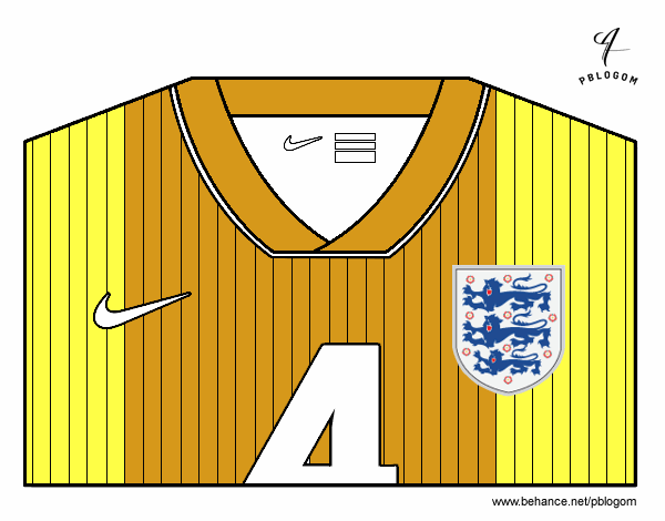 Camiseta del mundial de fútbol 2014 de Inglaterra