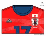 Camiseta del mundial de fútbol 2014 de Japón