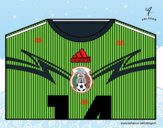 Camiseta del mundial de fútbol 2014 de México