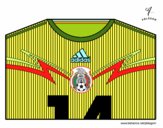 Camiseta del mundial de fútbol 2014 de México