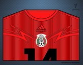 Camiseta del mundial de fútbol 2014 de México